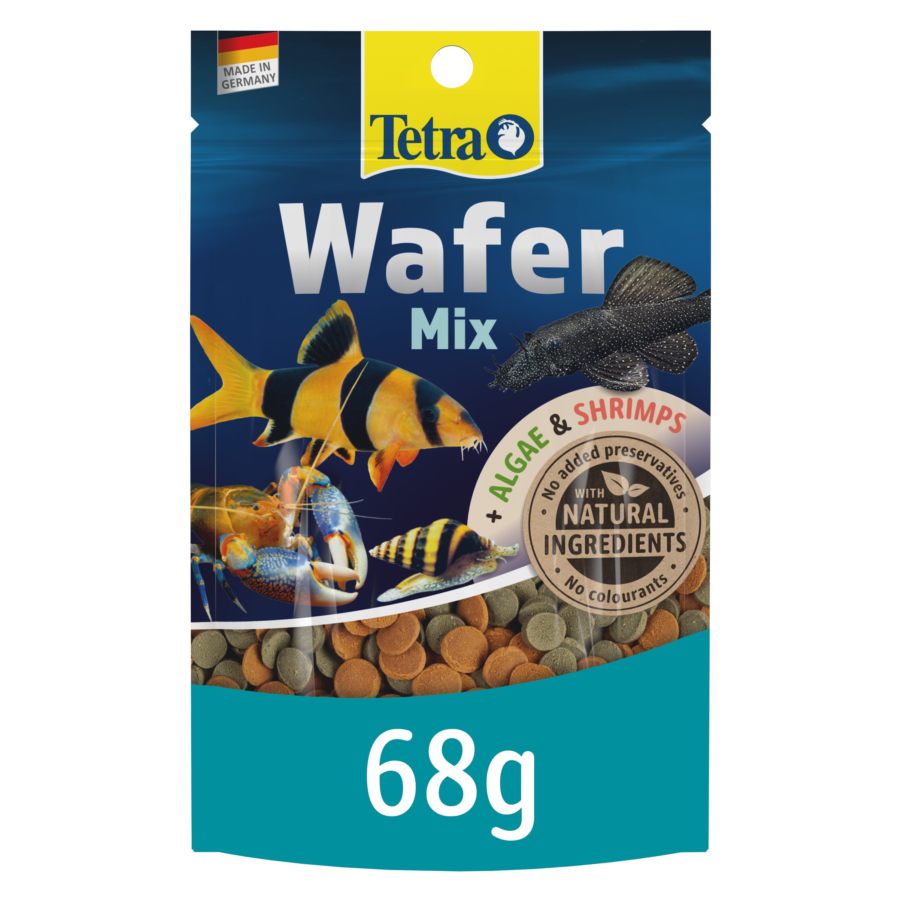 Tetra Variety Wafer Mix 68g Sinking Fish & Crustaceans Food