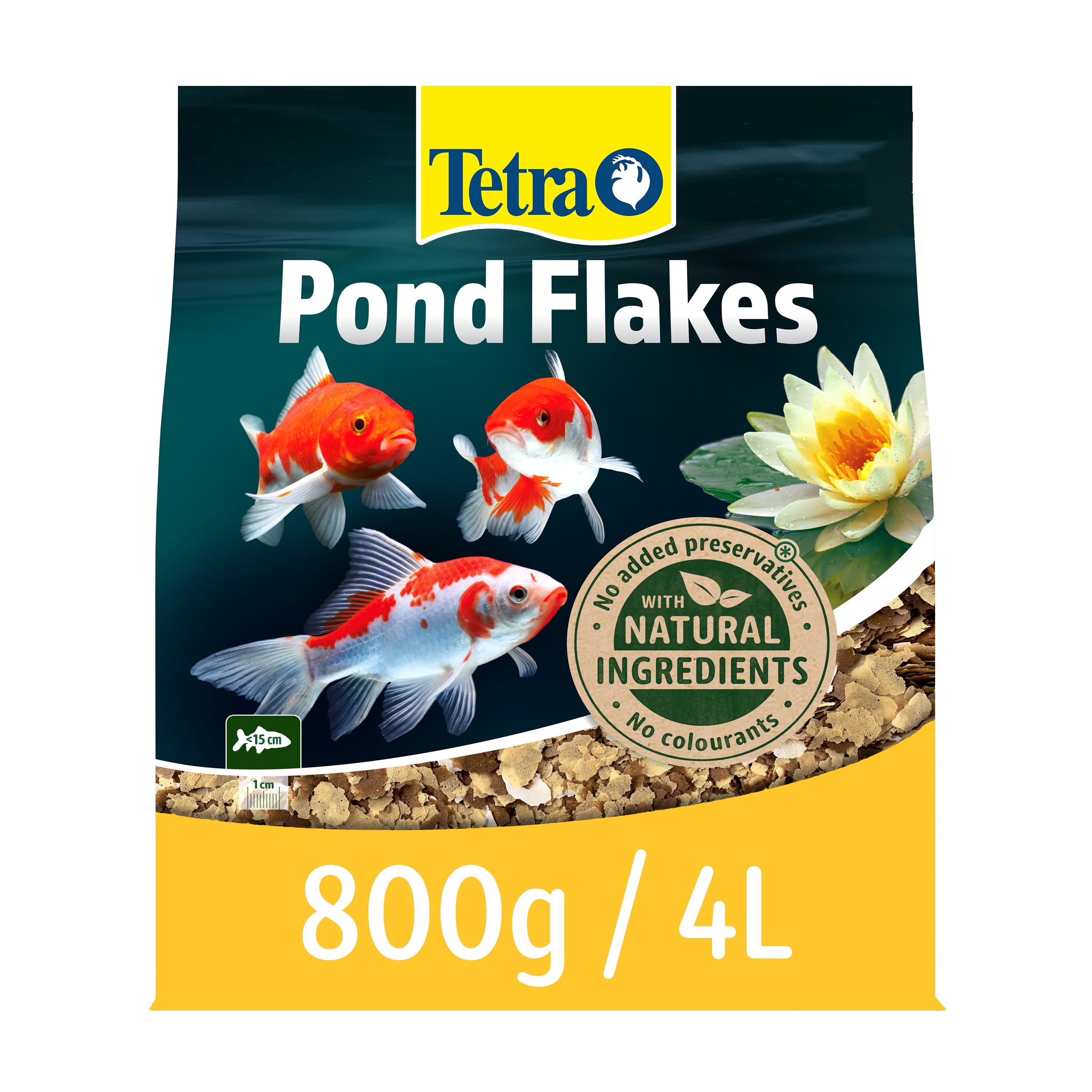 Tetra Pond Flake Food For All Small Pond Fish (500ML, 1L) - Aqua Group