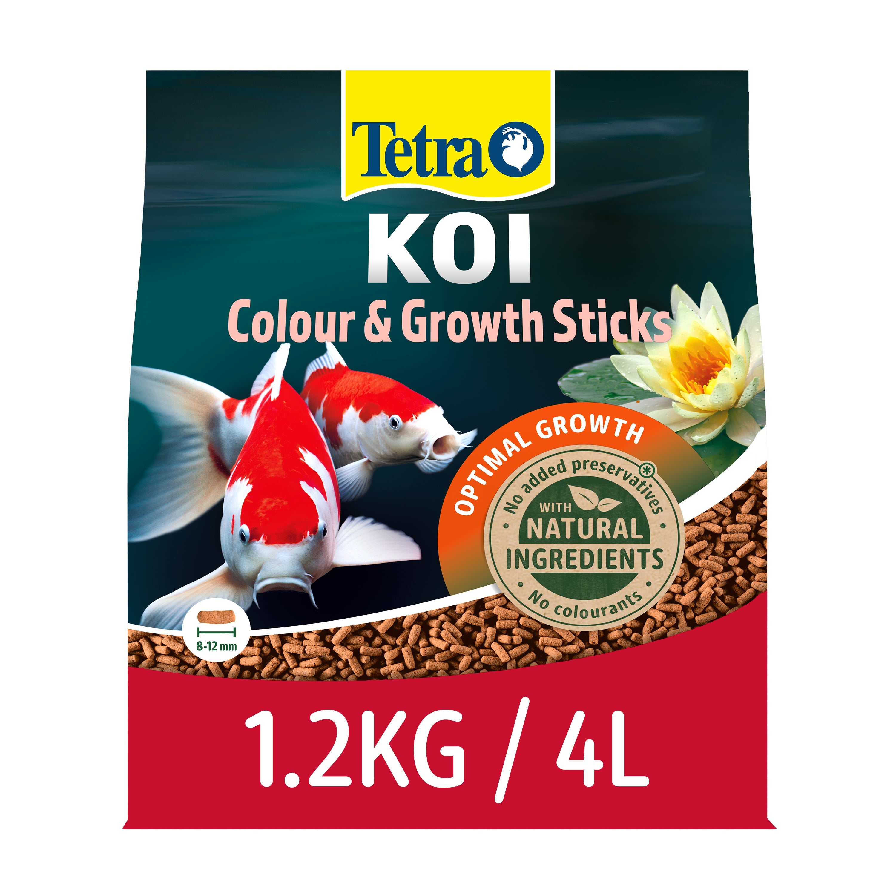 Tetra Pond Koi Colour&Growth Sticks - Fish Food For Pond Fish 7L