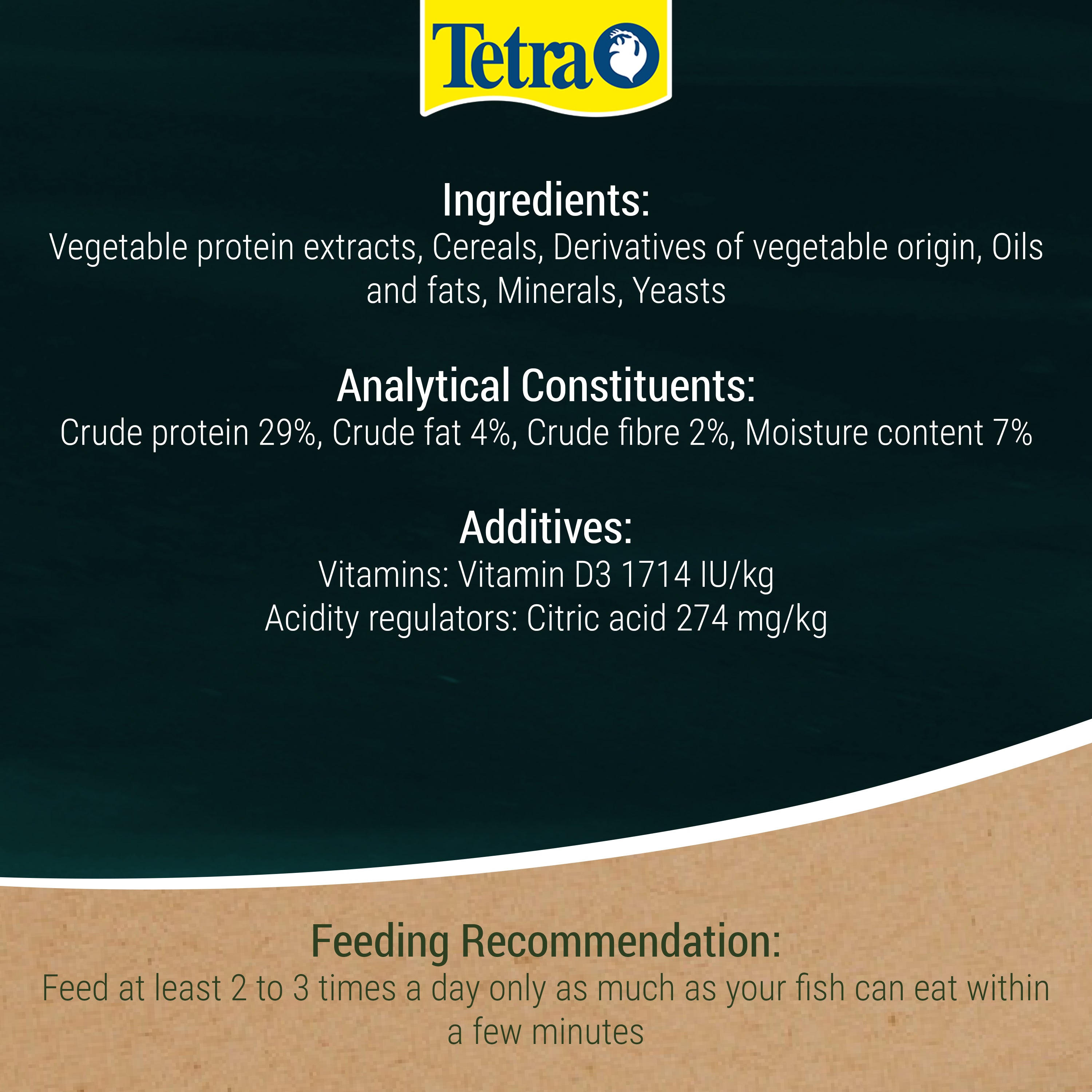 Tetra Pond Sticks 4L Bucket with 25% Extra