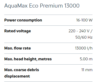 Oase Aquamax Eco Premium