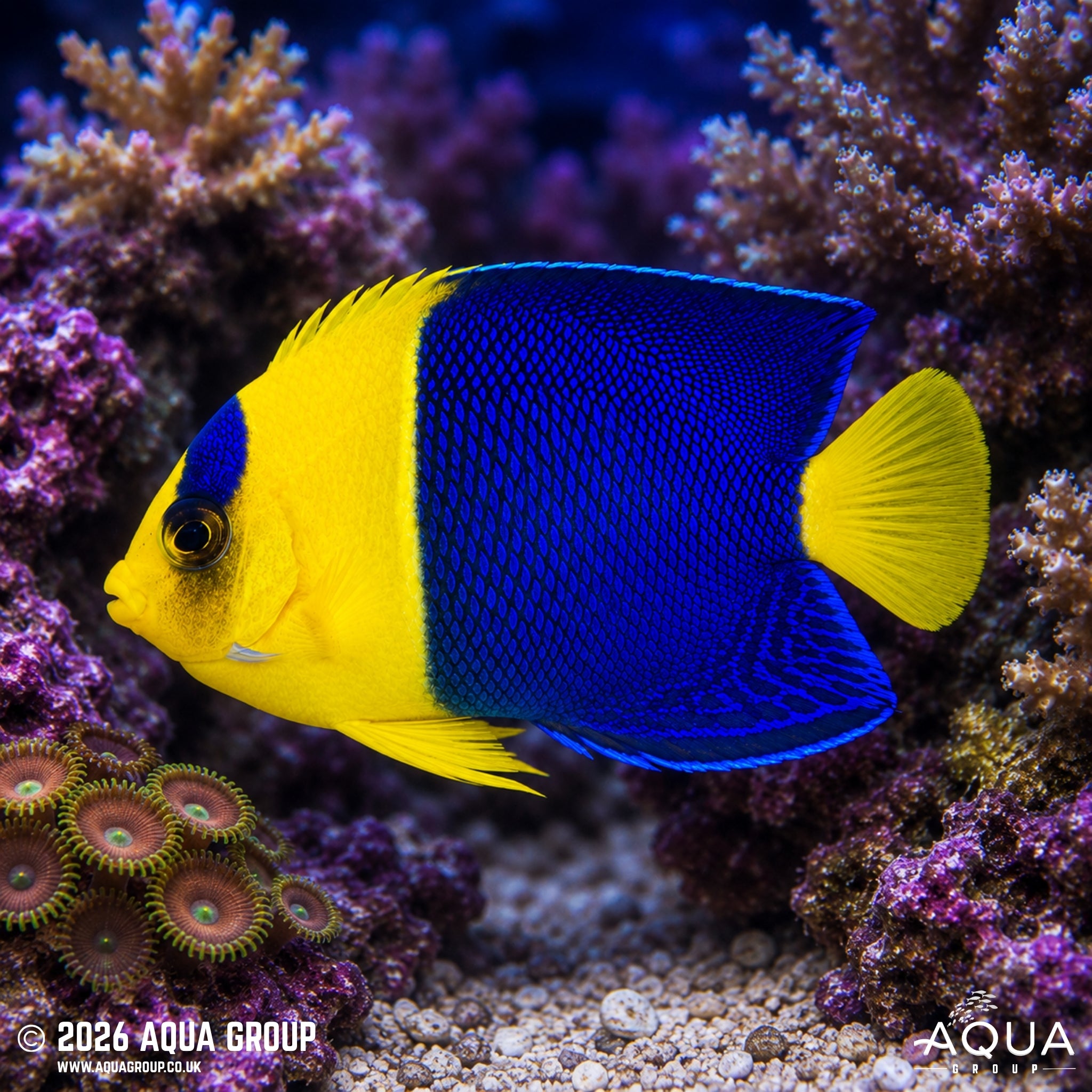 Bicolour Angelfish - Centropyge bicolor - Aqua Group