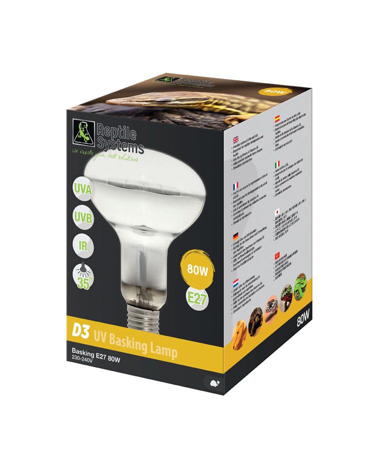 D3 UV Basking Lamp Mini – 80w
