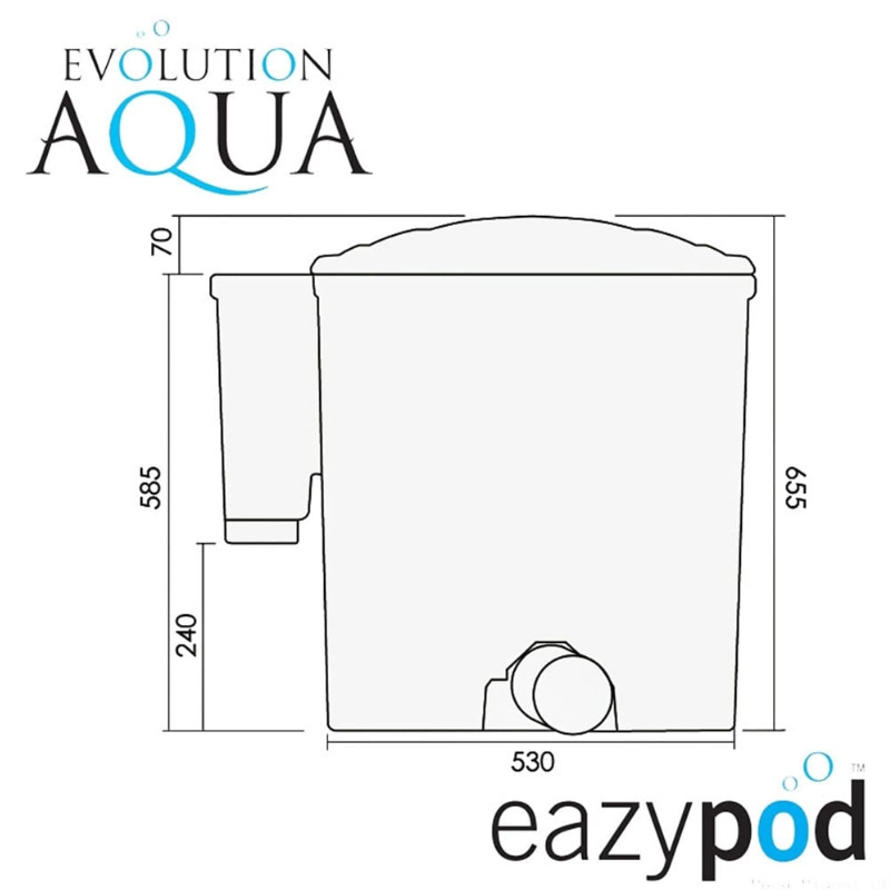Eazy Pod Air Inc 70lpm Complete Air-Pump Kit
