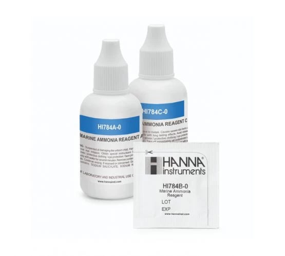 Hanna Instruments Marine Ammonia HI784-25 Reagents - 25 Tests