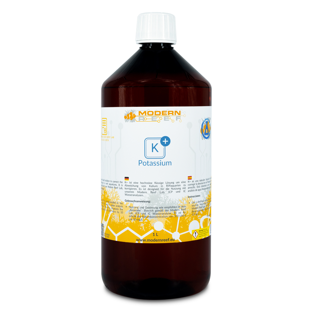 Modern Reef K+ (Potassium) - 1000ml - Aqua Group