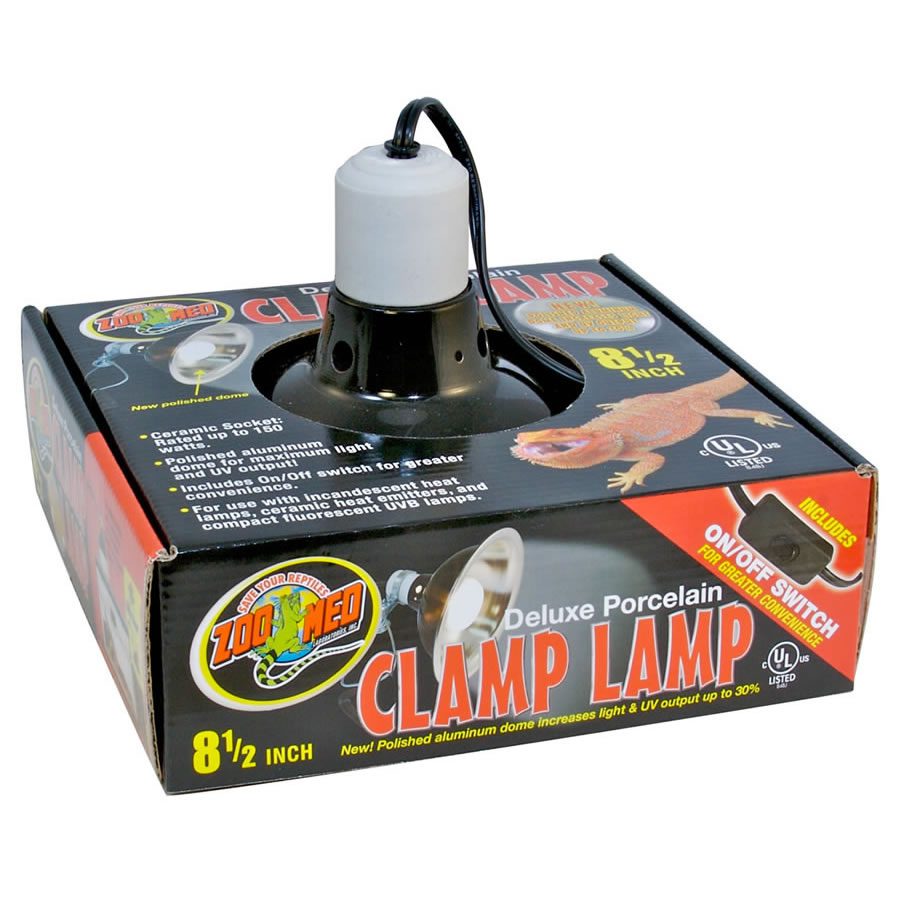 Porcelain Clamp Lamp 22cm