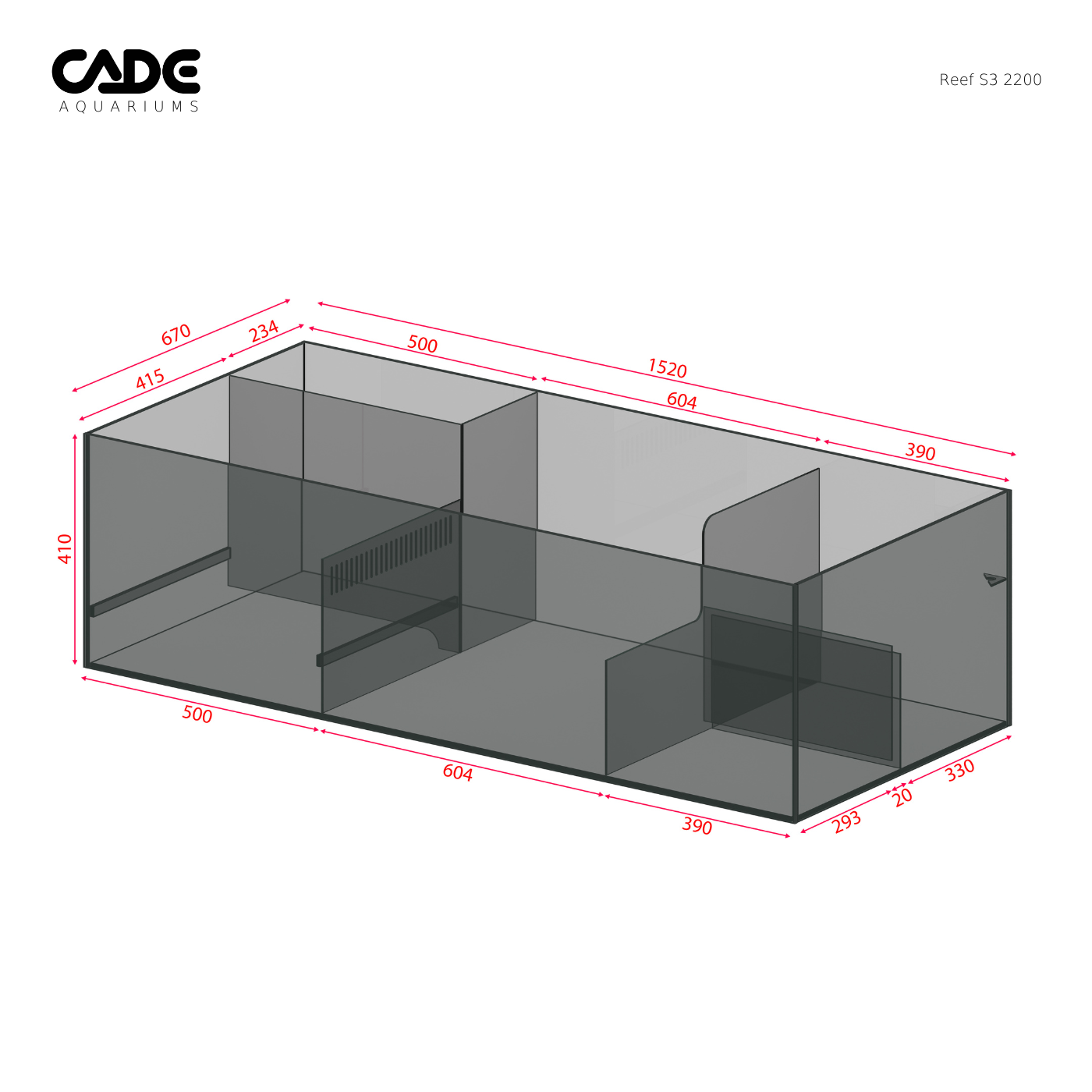 CADE Reef S3 2200 (Pre Order) - Aqua Group