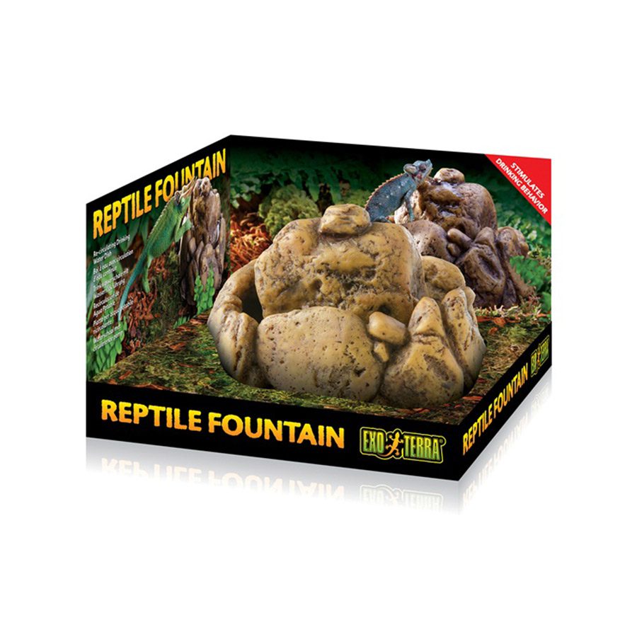 Reptile Fountain Dish with Pump