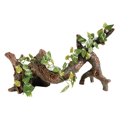 Trunk with Silk Plant 47.5x17x23.5cm