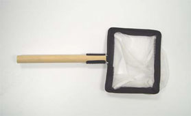 Wooden 5" x 6" Net w/ braiding & 92 handle