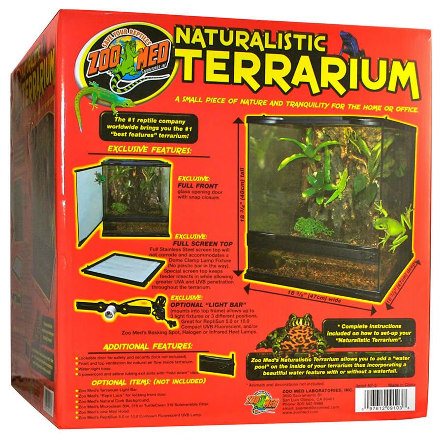 Zoo-Med Naturalistic Terrarium 45x45x45cm