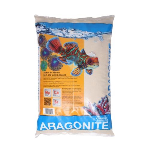 Caribsea Non-Live Aragonite Based - Marine Aragamax Sugar Sized Sand 13.6kg