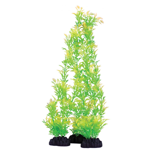 Hugo Kamishi Rose Leaf Yellow Artificial Aquarium Plant 30cm - Aqua Group
