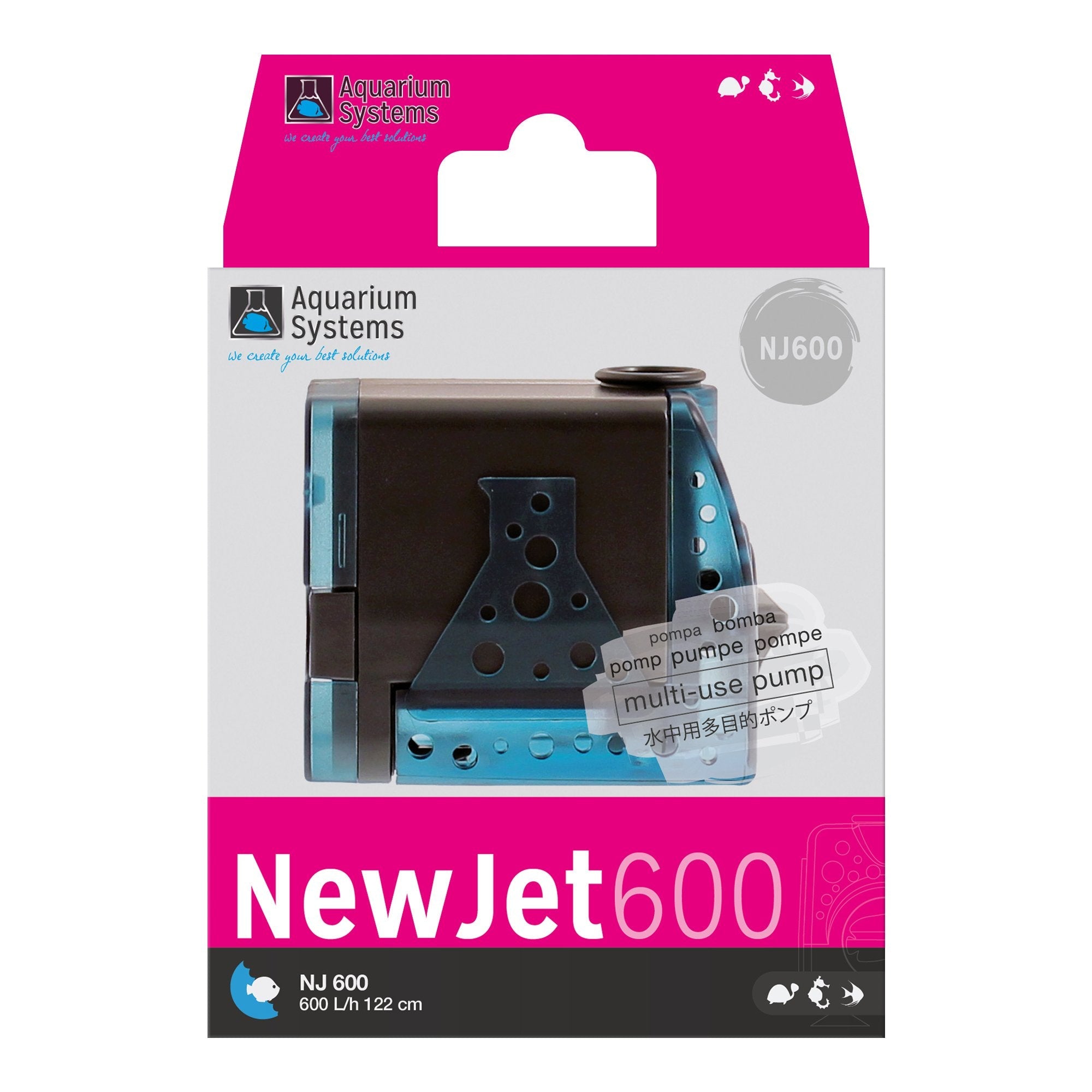 Aquarium Systems - Newjet Multi Use Pump NJ600 600L/h