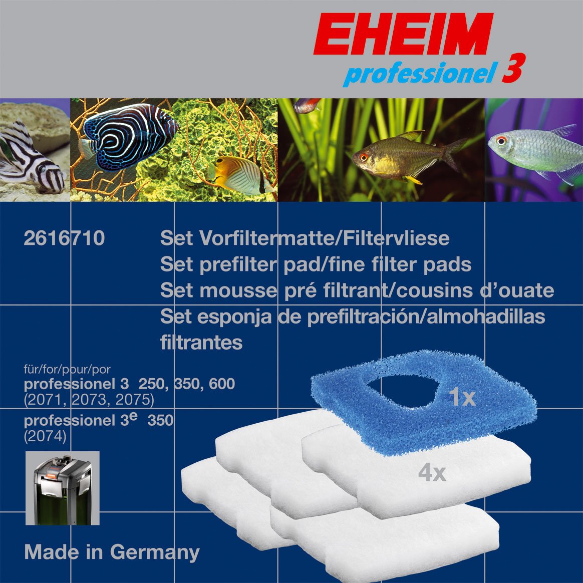 Eheim Professional 3 Filter Set (250/250T/350/350T/e350/600)