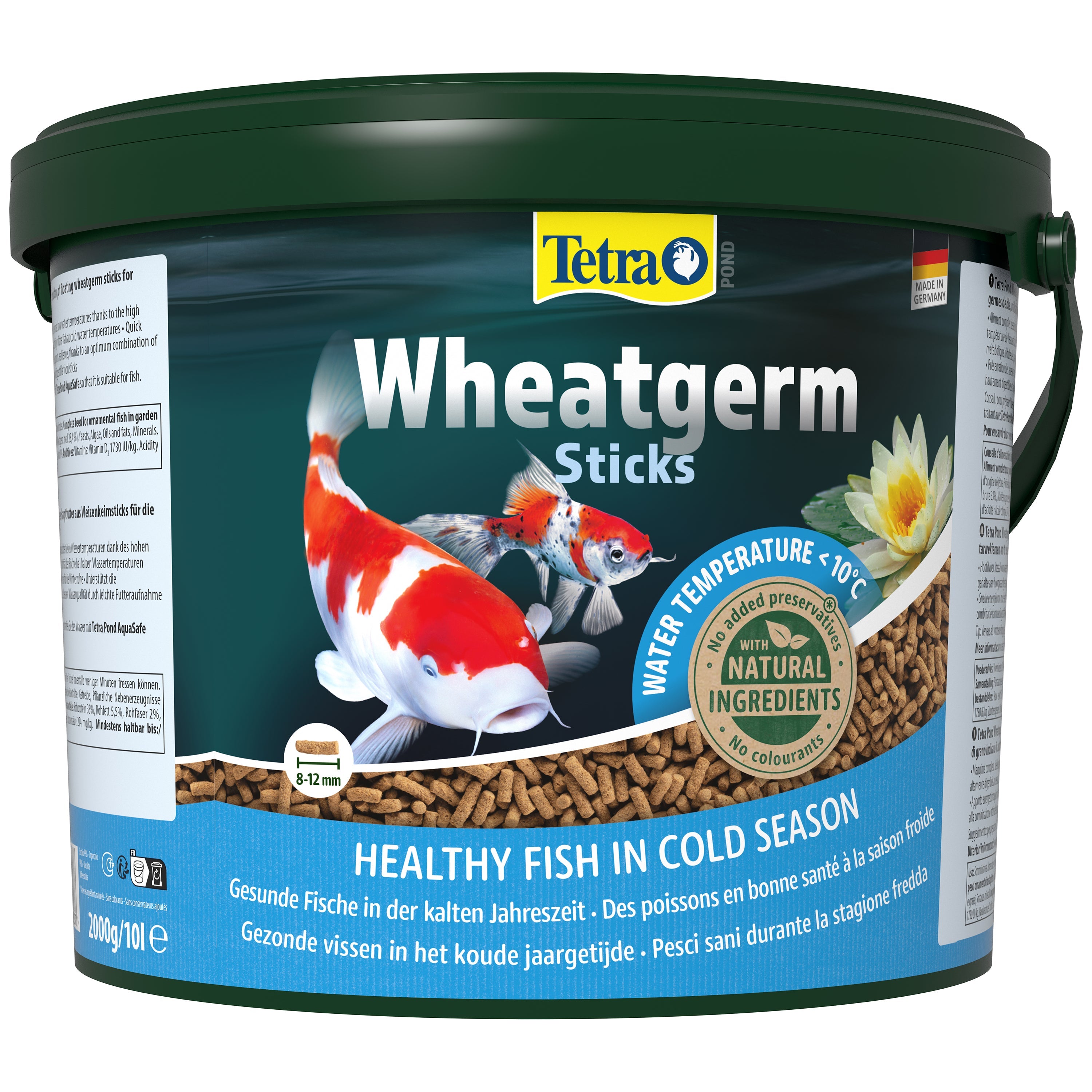 Tetra Pond Wheatgerm Sticks (Available in 1L, 4L)