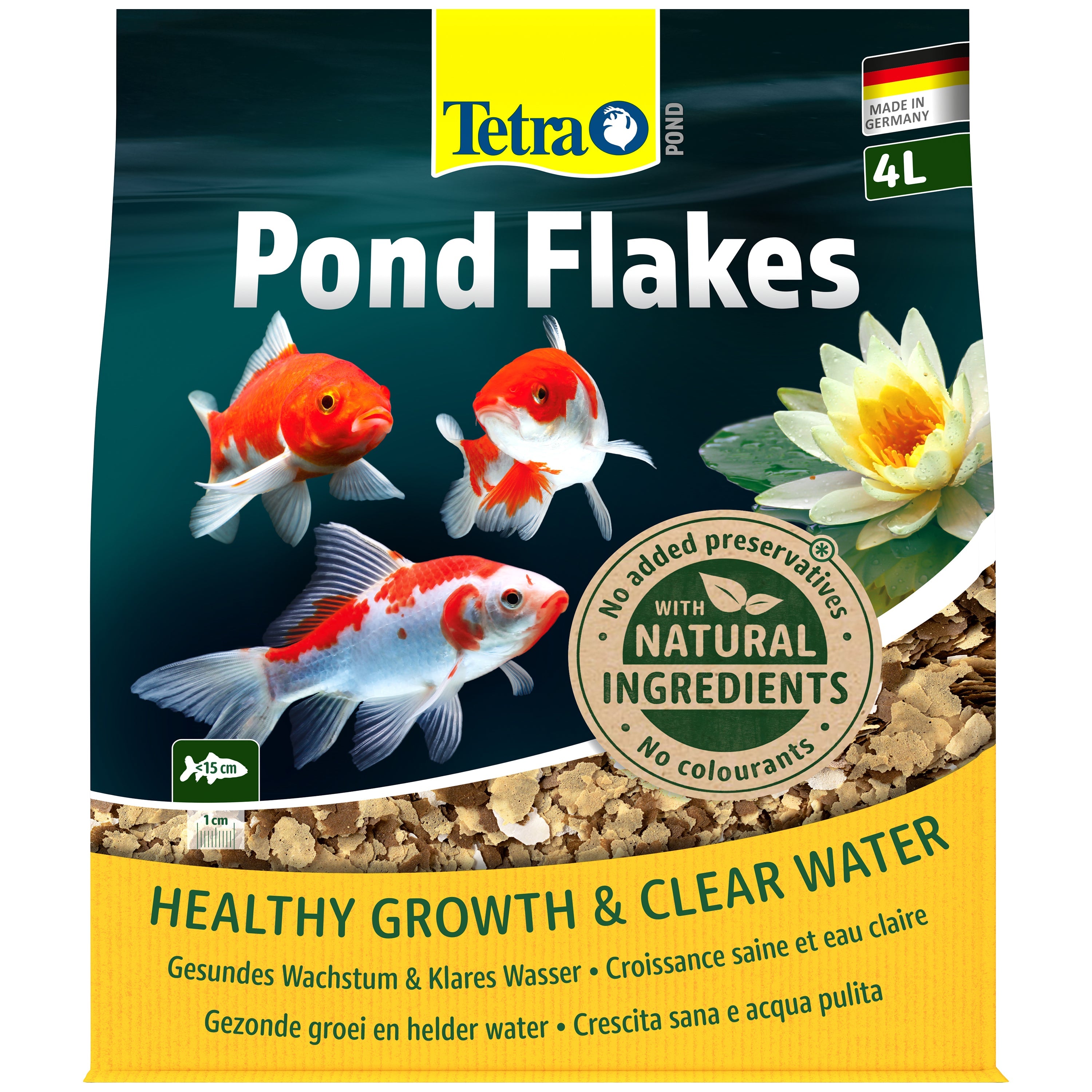 Tetra Pond Flake Food For All Small Pond Fish (500ML, 1L) - Aqua Group