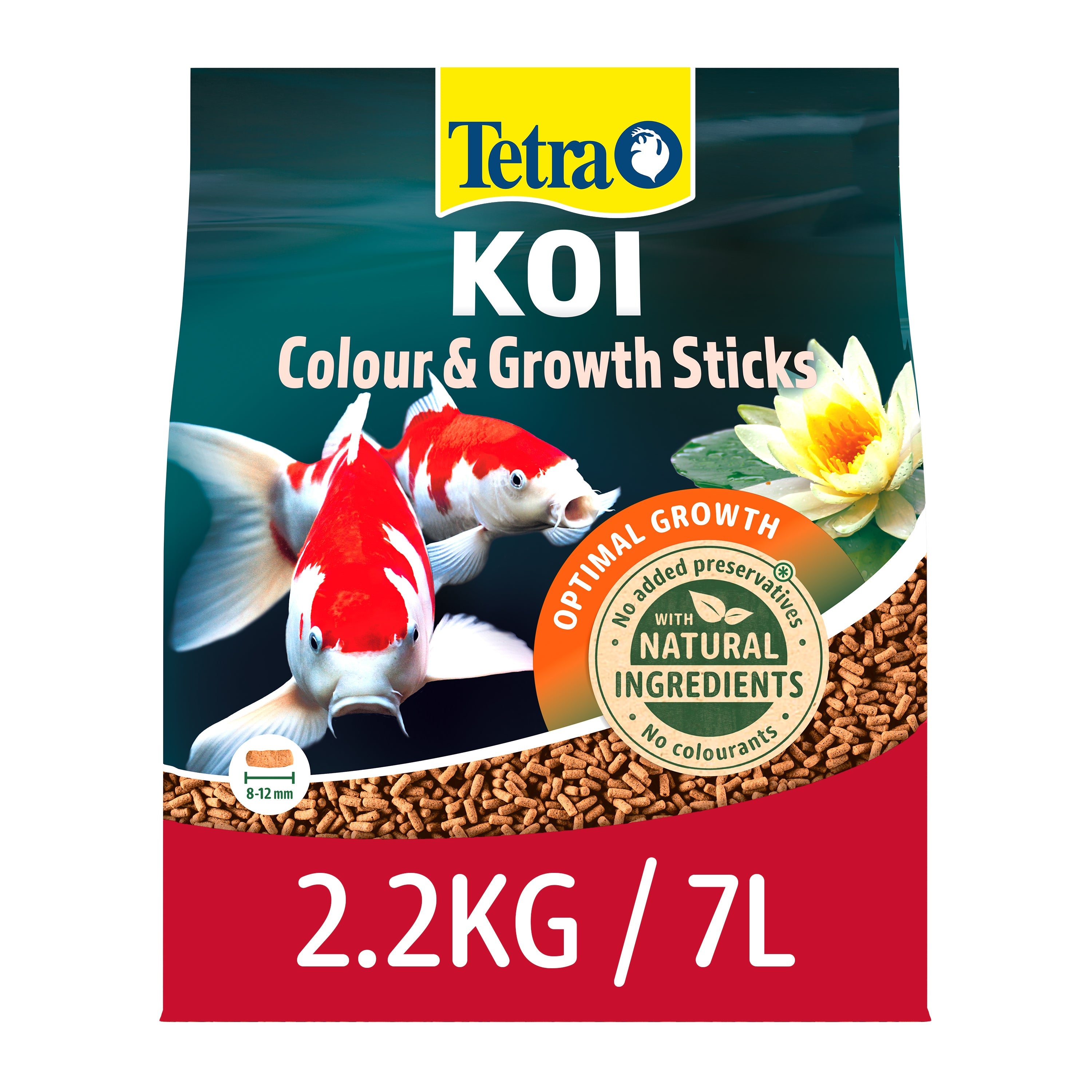 Tetra Pond Koi Colour&Growth Sticks - Fish Food For Pond Fish 7L