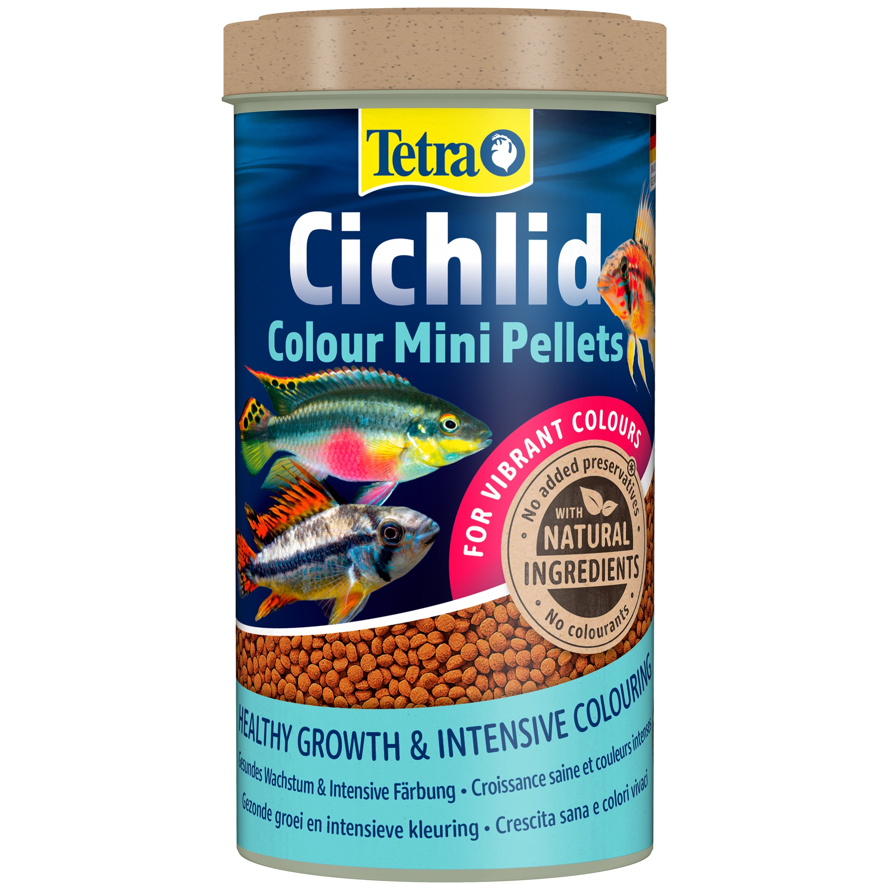 Tetra Cichlid Colour Mini Pellets 170g 500ml