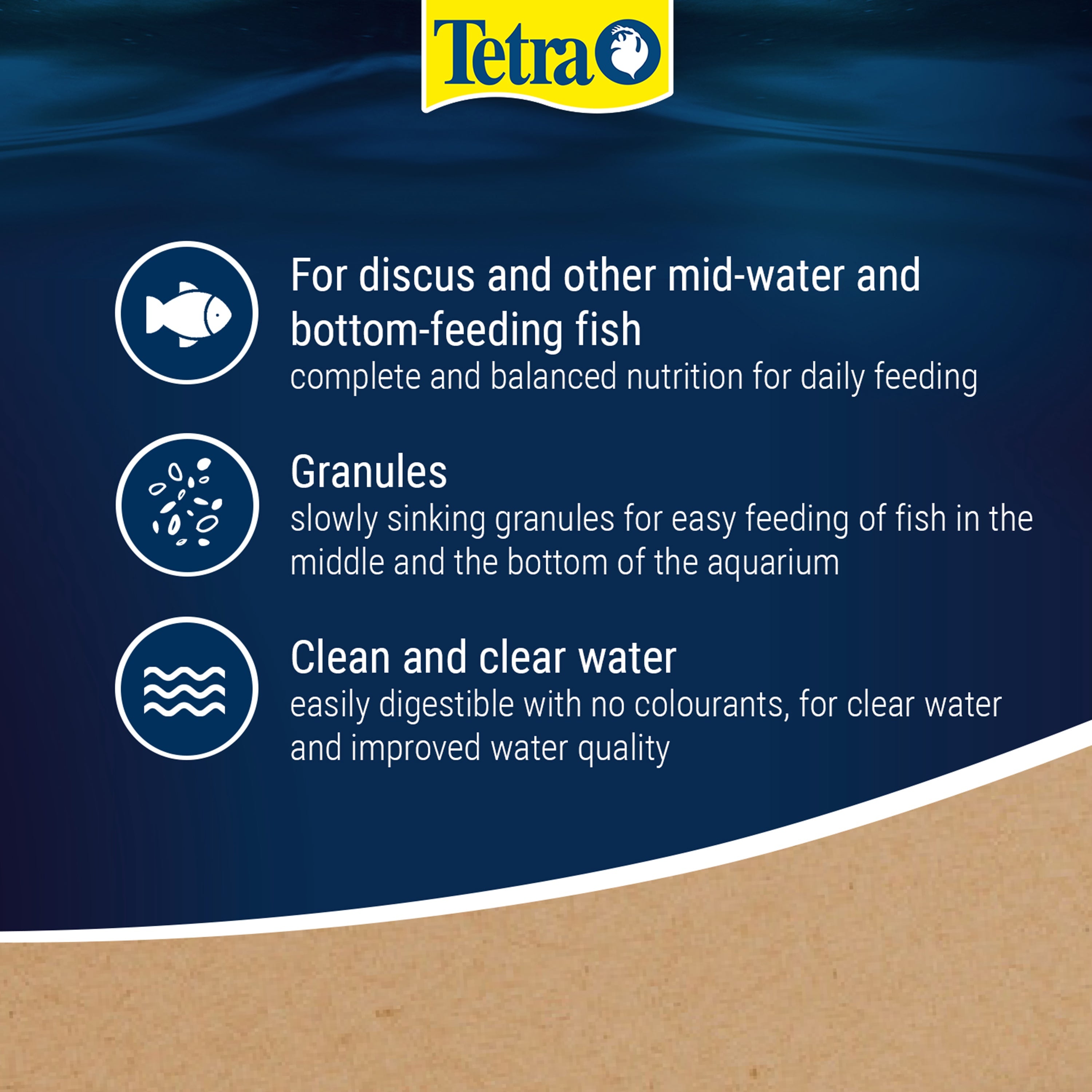 Tetra Prima 75g Sinking Granules Tropical Fish Food