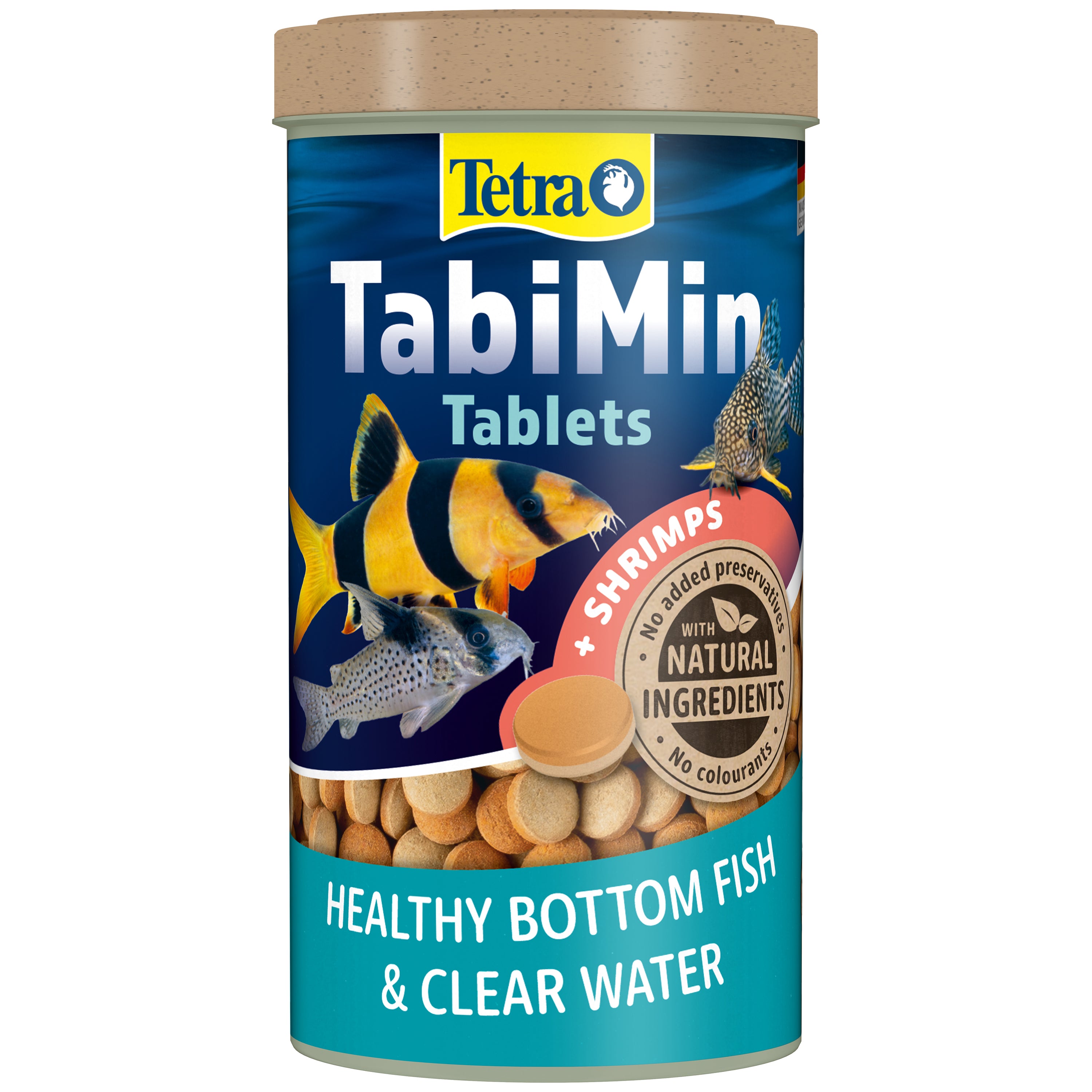 Btm Fish Paper Tetra Tabimin For Bottom Feeding Tropical Fish 1040 Tablets