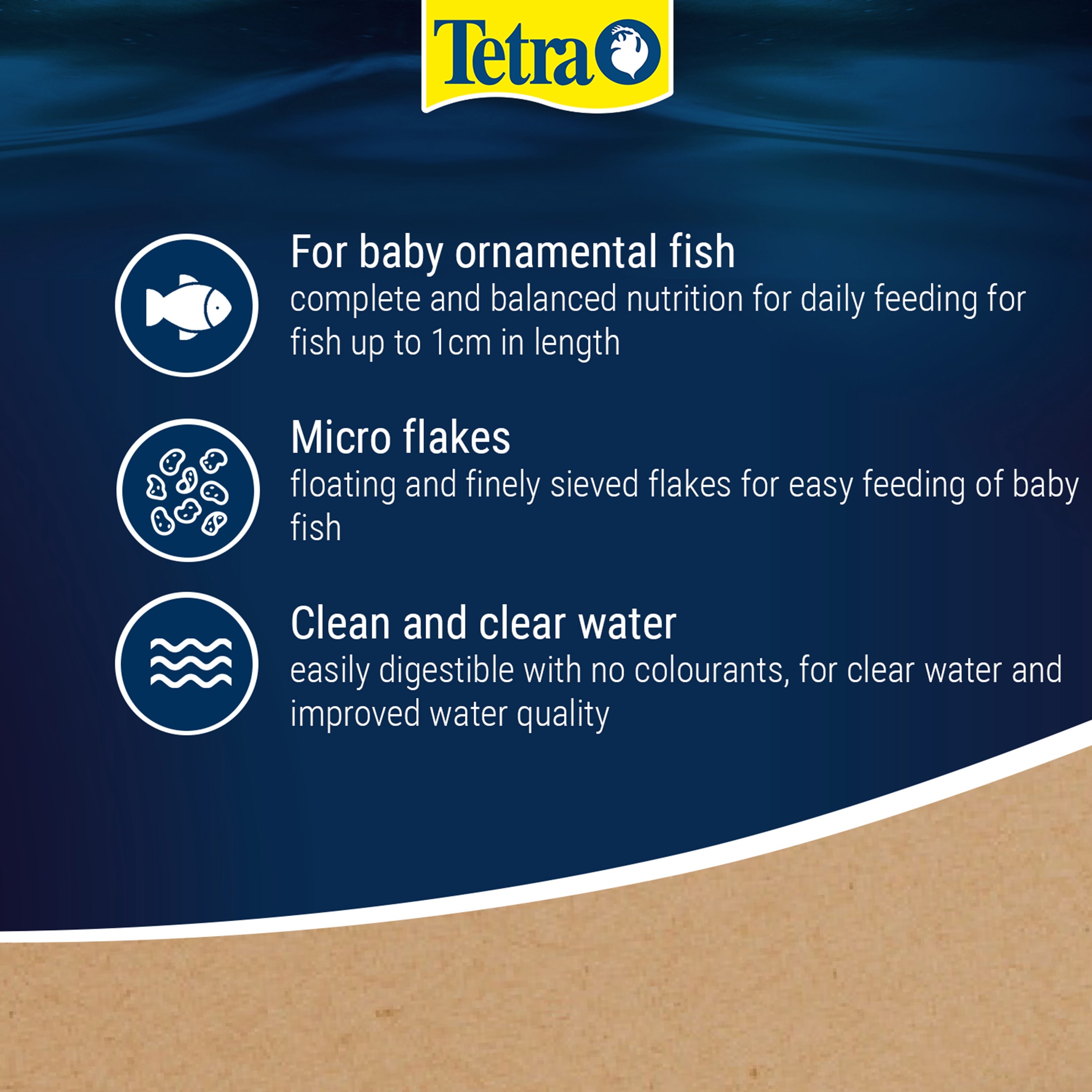 TetraMin Baby - Powder Fish Food For Tropical Herbivore Fish 66ml / 30g (767683)