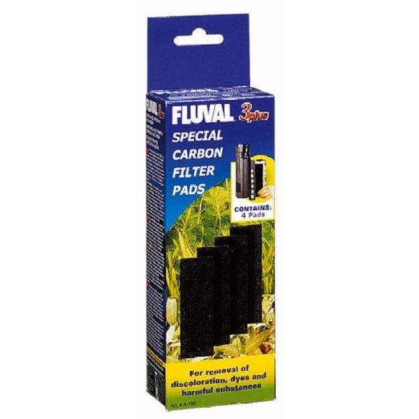 Fluval 3 Plus Special Carbon Filter Pads x 4