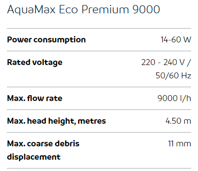 Oase Aquamax Eco Premium