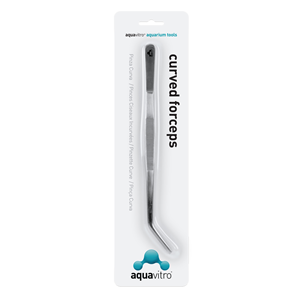 Aquavitro Curved Forceps 25cm