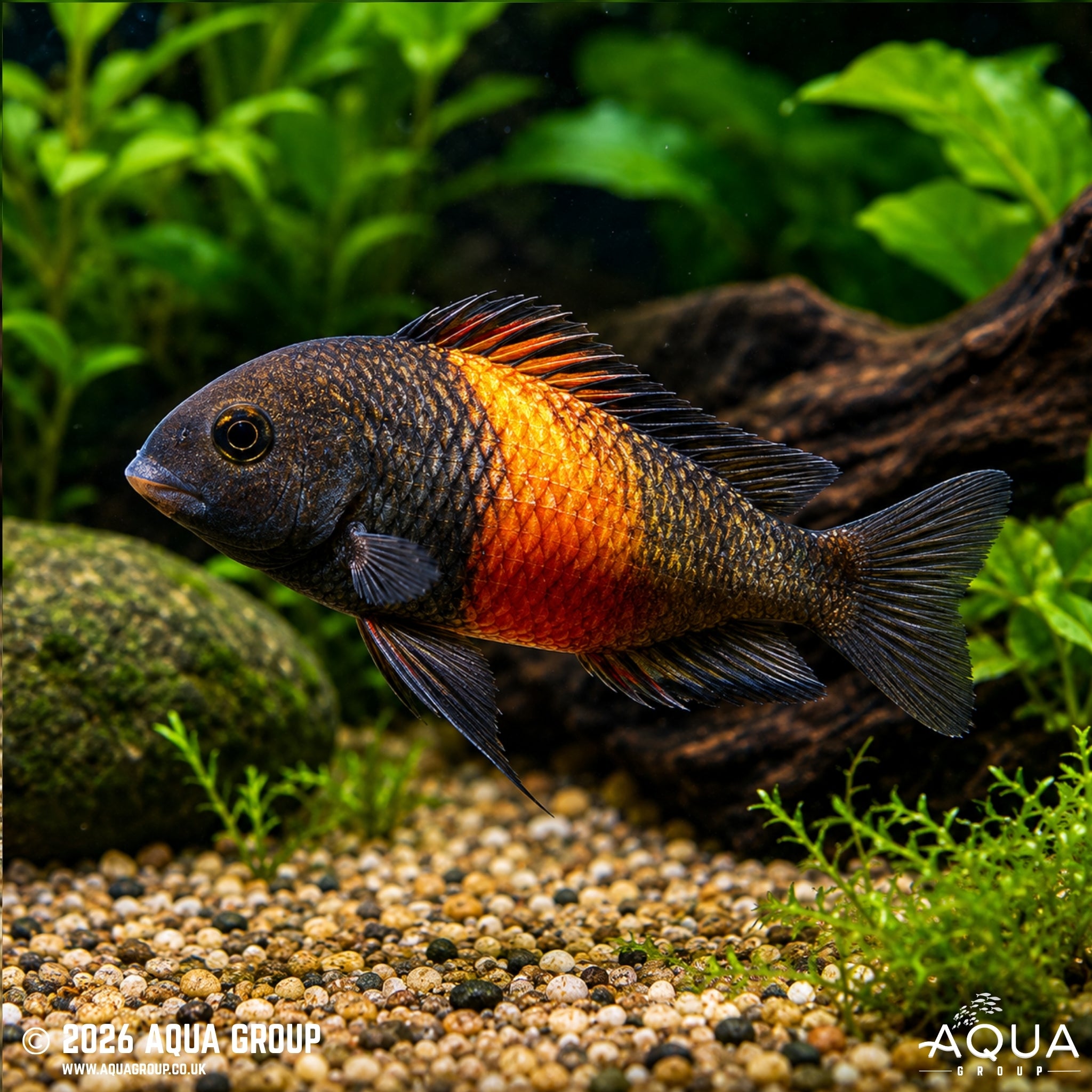 Bemba Orange Flame Tropheus - Tropheus moorii