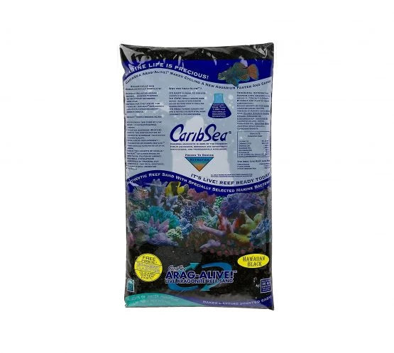 CaribSea Arag-Alive Hawaiian Black Live Sand (20lb)