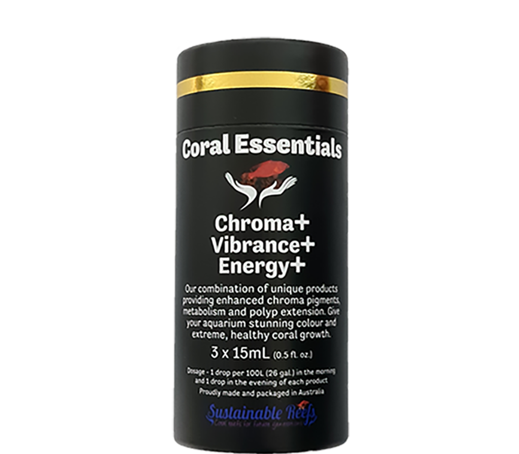 Coral Essentials (Nano Black Label) Chroma+ Vibrance+ Energy+ 3x15ml