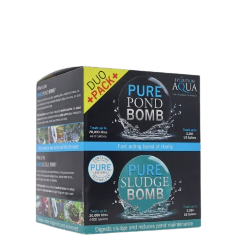 Evolution Aqua Pure Sludge Bomb + Pure Pond Bomb Duo Pack