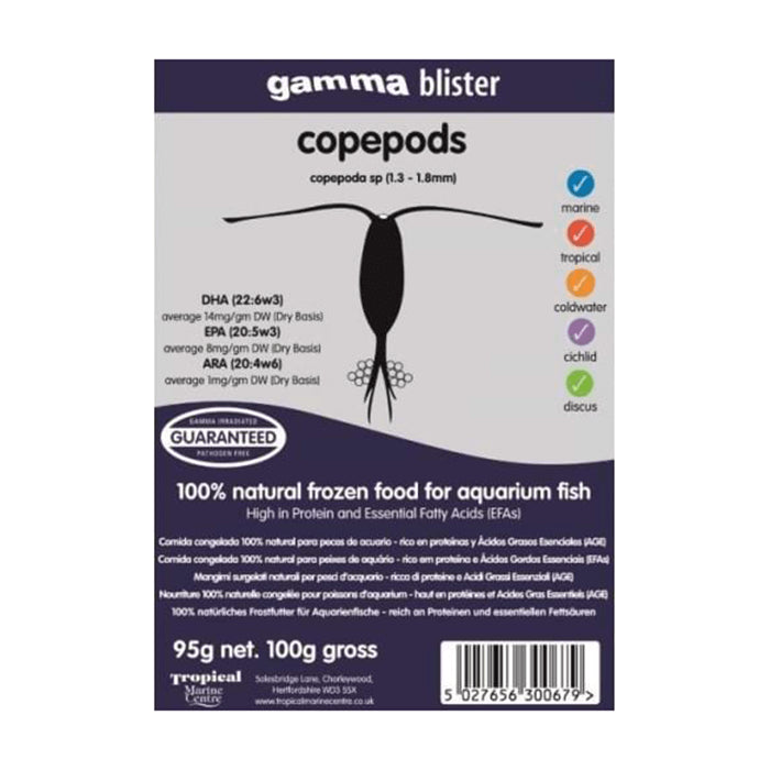 Gamma Copepod Blister Pack 100g