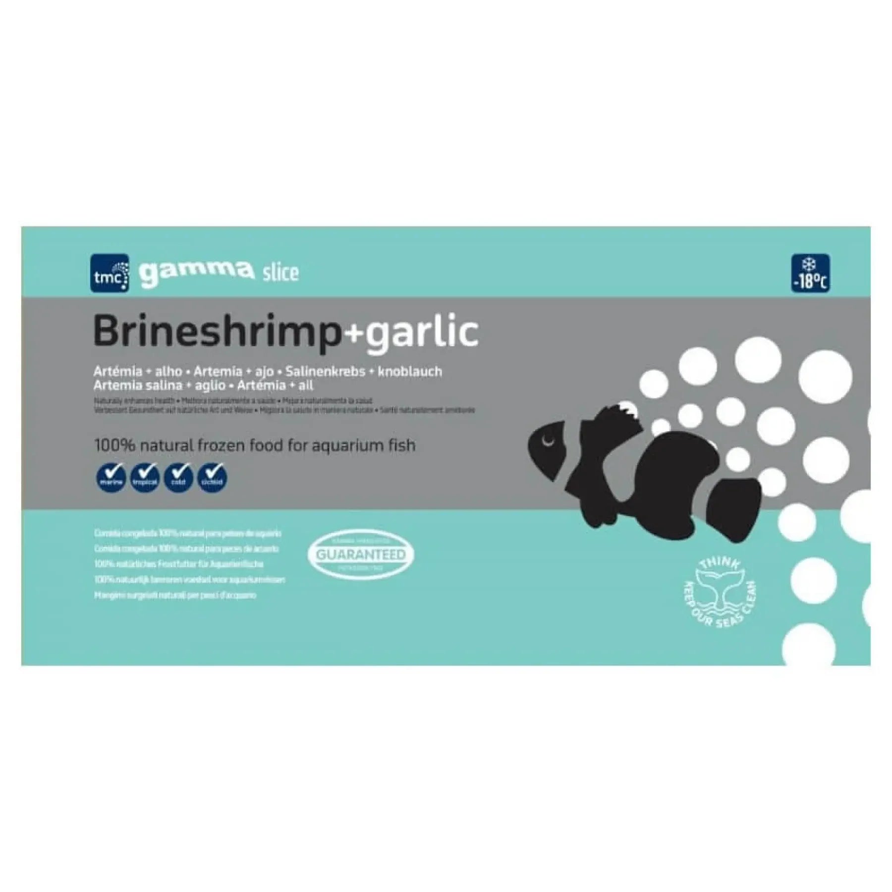 Gamma Slice Brineshrimp + Garlic 250g