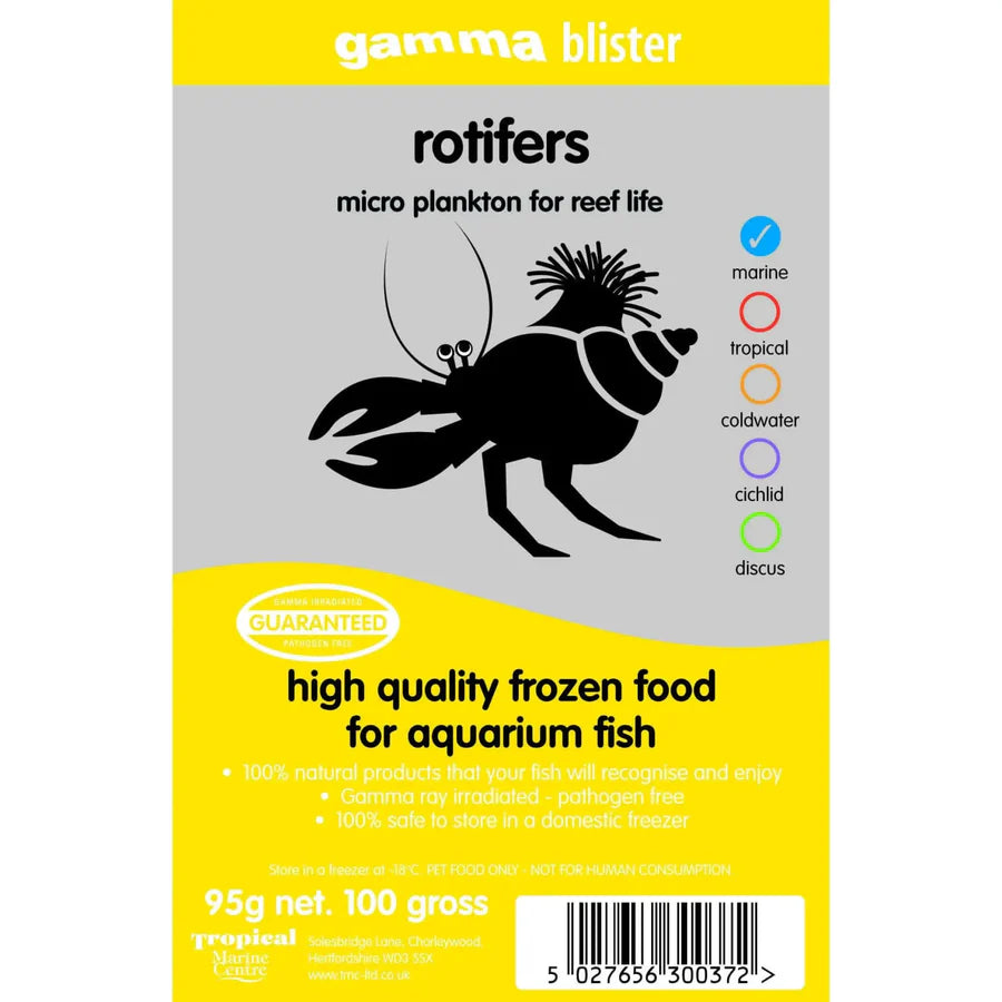 Gamma Rotifers Micro Plankton Blister Pack 100g