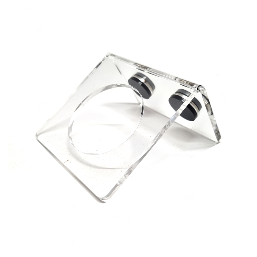 HerpXotics Magnetic Feeding Ledge - Small - Clear