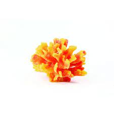 Natureform Coral Thorn Yellow/Red Stylophora sp. 13.5x13.5x10cm