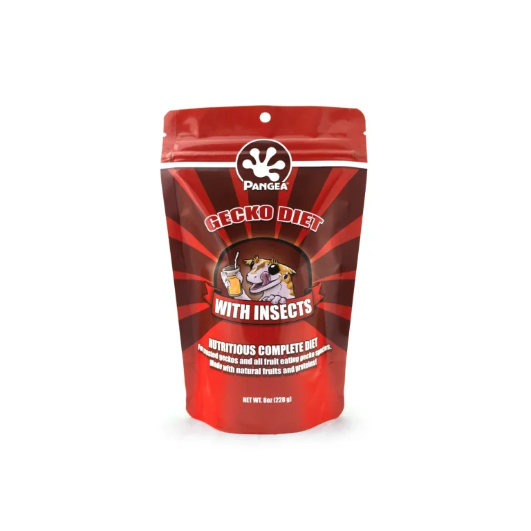 Pangea Gecko Diet with Insects 8oz