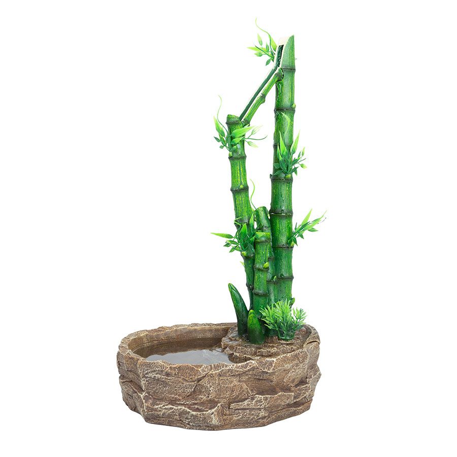 ReptiZoo 2in1 Height Adjustable Bamboo Plant Dripper