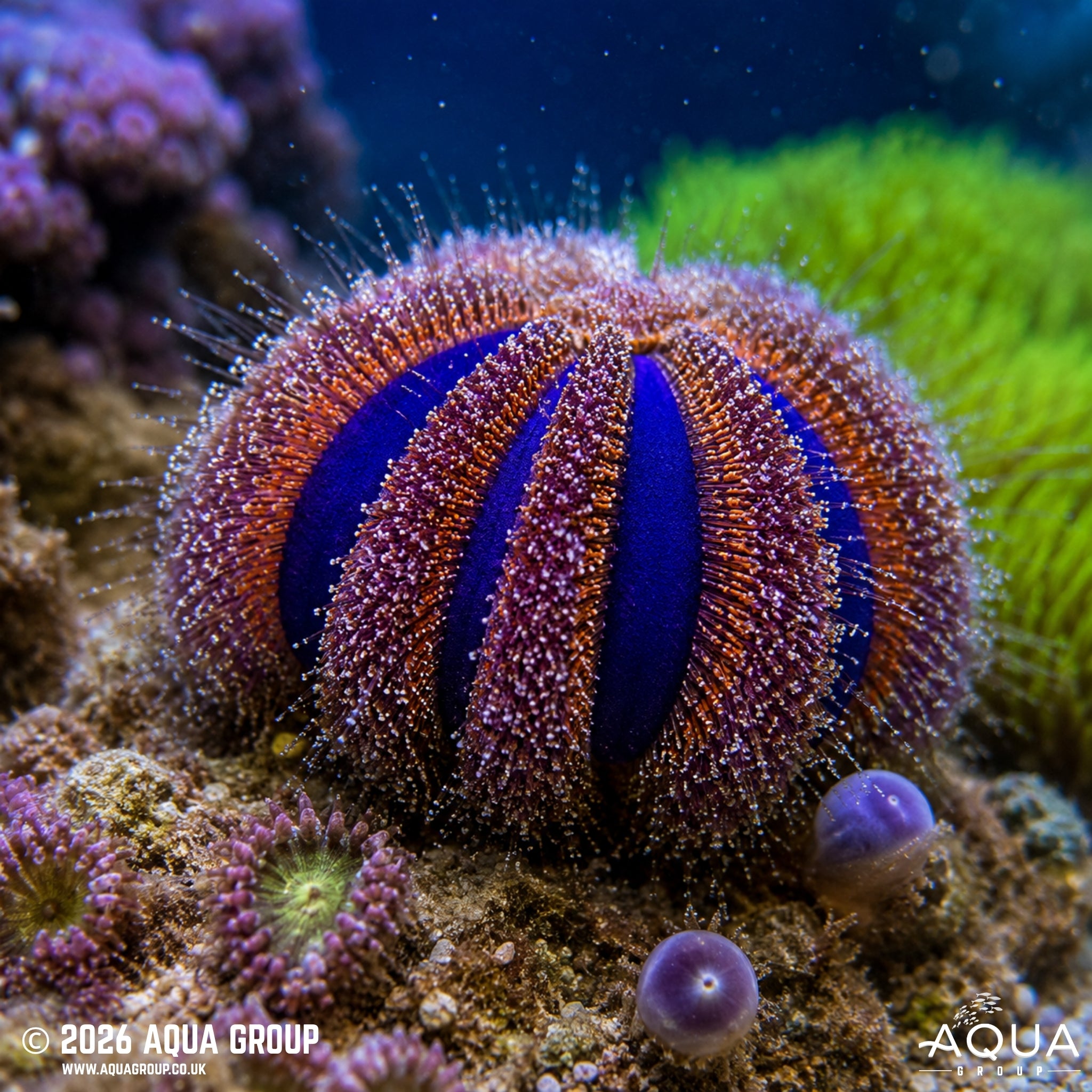 Spineless Tuxedo Urchin - Mespilia globulus - Aqua Group