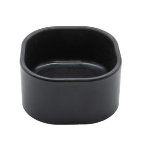 White Python Water Bowl Black Mini