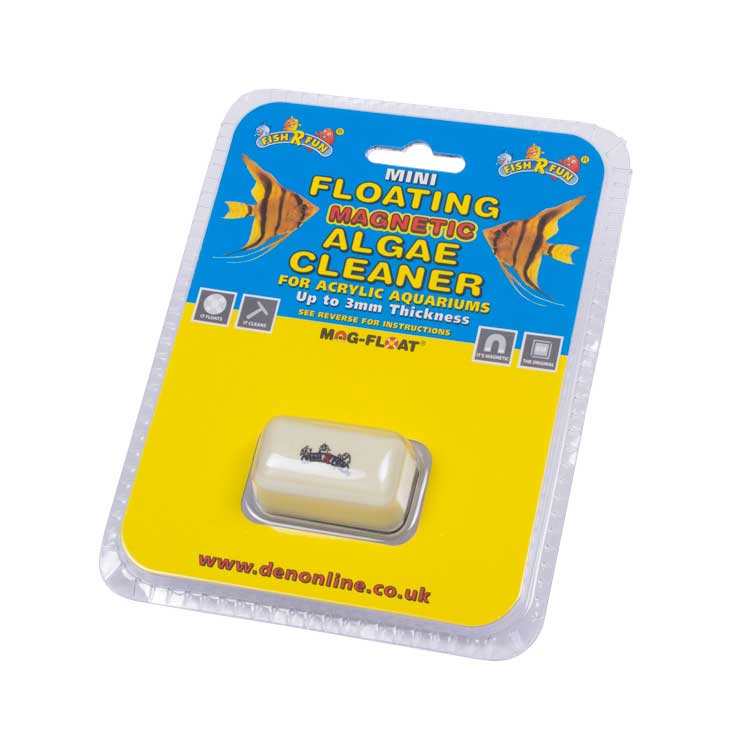 Fish R Fun Mini floating magnetic Algae Cleaner for Acrylic Aquariums