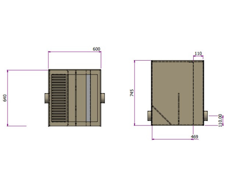 Burtons 600 Flat Bottom Bio Chamber