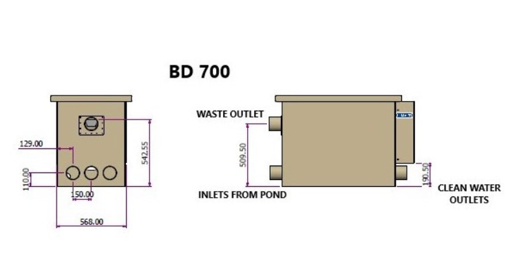 Burtons BD700 Drum Filter