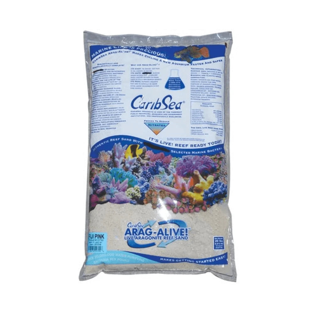CaribSea Aragalive Fiji Pink 10lb - Aqua Group
