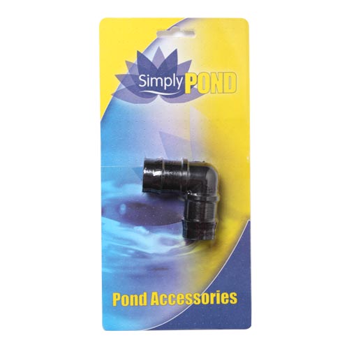 Elbow 90 Degrees Pond & Aquarium Hose Connector - 25mm