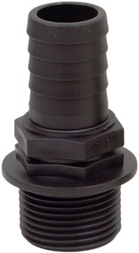 Pond & Aquarium Plastic Hose Tail 0.75 x 0.75 Inch