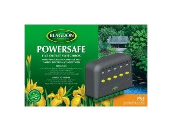 Blagdon PowerSafe pond Switchbox x 5 Outlets (1040235) - Aqua Group